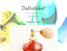 Tablet Screenshot of doftoteket.se